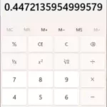 Calculator on Windows 11