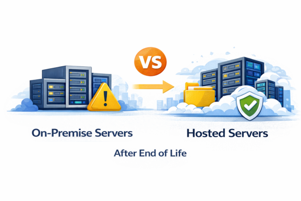 On prem vs hosted servers