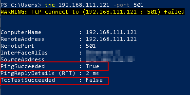 Test if a Network Port Is Open