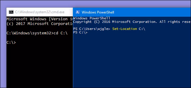 cmd vs powershell