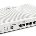 DrayTek Vigor 2866 Series VDSL2, G.Fast, FTTP Multi WAN Failover VPN Router, 5+1 Gigabit LAN Ports, Load Balancing, Firewall Content Filtering, Ideal For Business