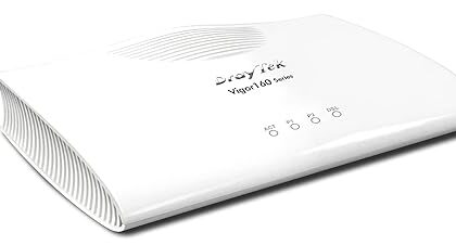 DrayTek Vigor 167 VDSL2 35b & ADSL2+ Modem, BT MCT Approved, Modem Bridge, IPv6 IPv4 Compatible, 2 LAN Ports, Compatible With IPTV (Sky)