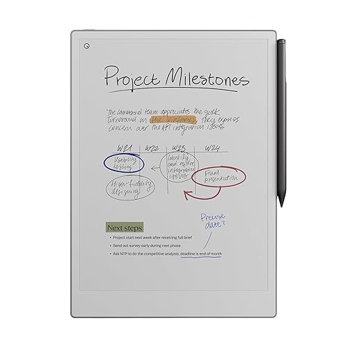 reMarkable Paper Pro | The Ultimate Paper Tablet with 11.8’’ Color Display and Reading Light, Includes Marker Plus Pen